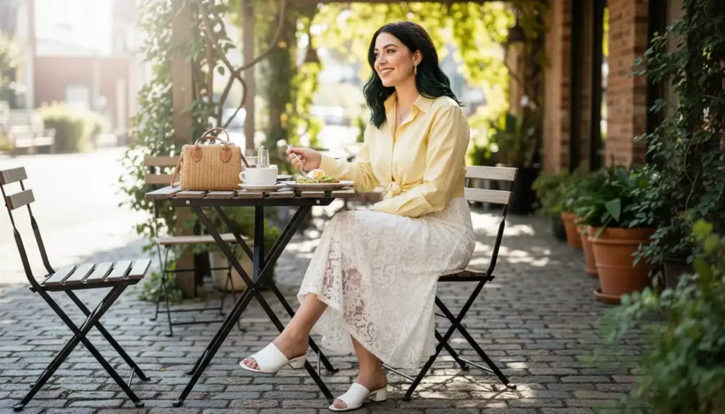 Lace Skirt Outfit