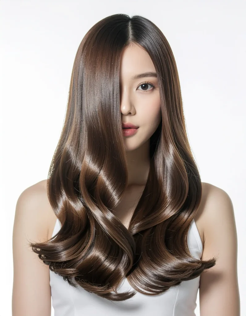 Lob Haircut With Internal Layering