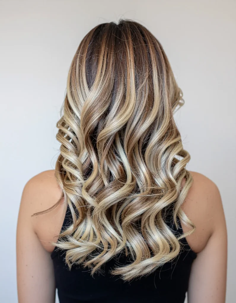 Lob Hairstyle With Balayage for Dimension