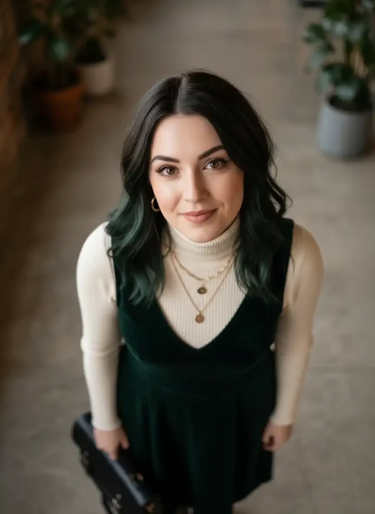 Lob Hairstyle With a Deep Side Part
