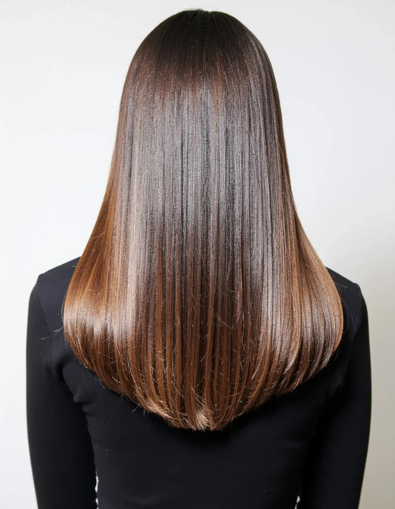 Longer Bob Haircut With Inverted Angles