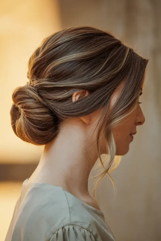 Low Bun Styles Perfect for Thick Medium Hair