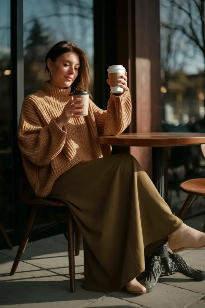 Maxi Skirt and Sweater Combinations Worth Trying