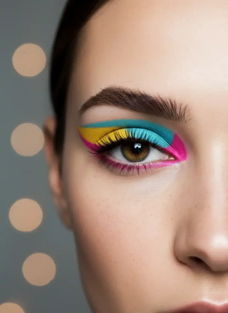 Multicolor Graphic Look for a Late Night