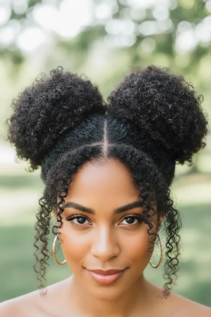 Natural and Textured Hair Buns That Hold With No Extra Help