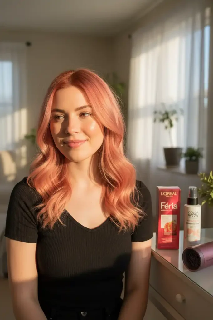Peachy Red Hair Color: Soft, Feminine, and Surprisingly Wearable