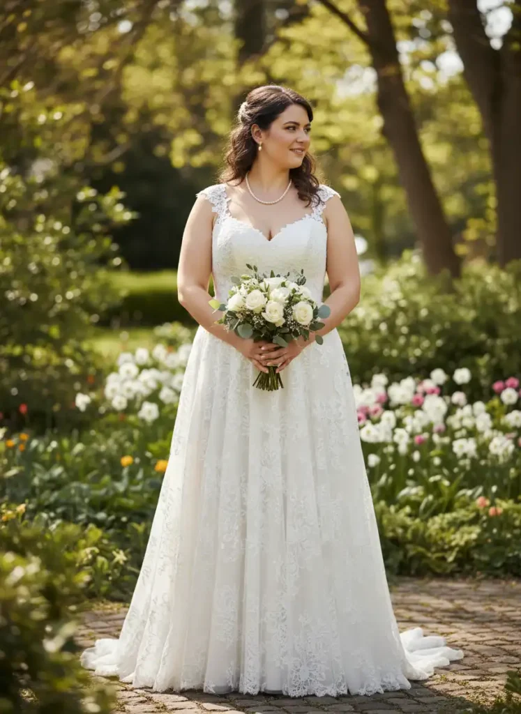 Plus Size Lace Wedding Dress: Finding the Details That Work For Your Body