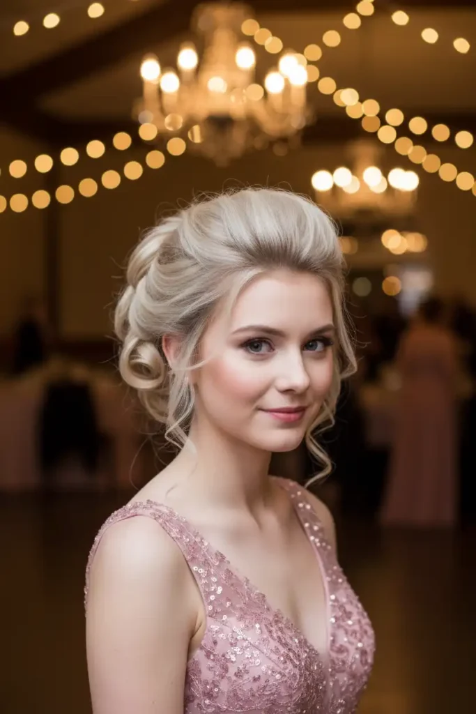 Prom Hair Ideas Updo for Fine Hair That Looks Fuller in Photos