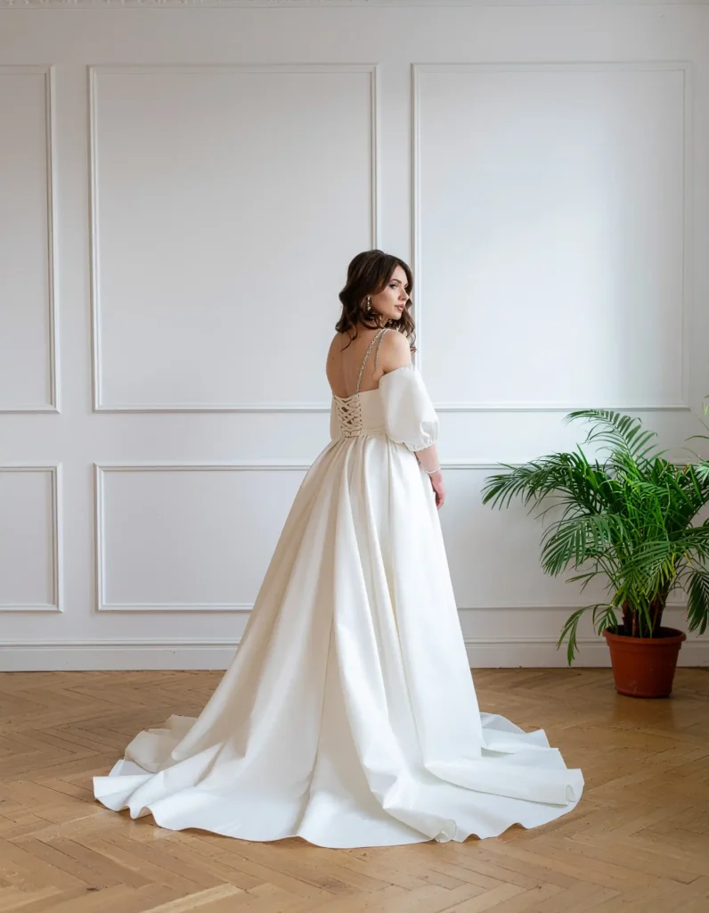 Puffy Sleeves for a Fairytale Bridal Look