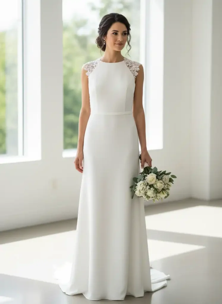 Pure White Wedding Gown: When Simplicity Requires Perfect Detail