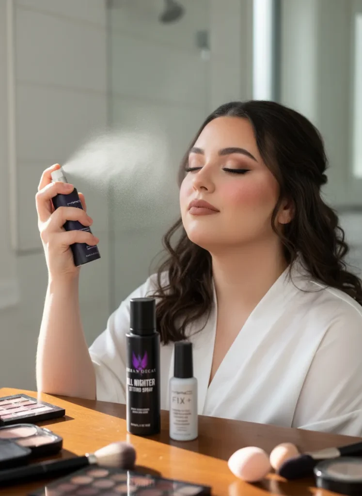 Setting Spray to Lock Everything in Place