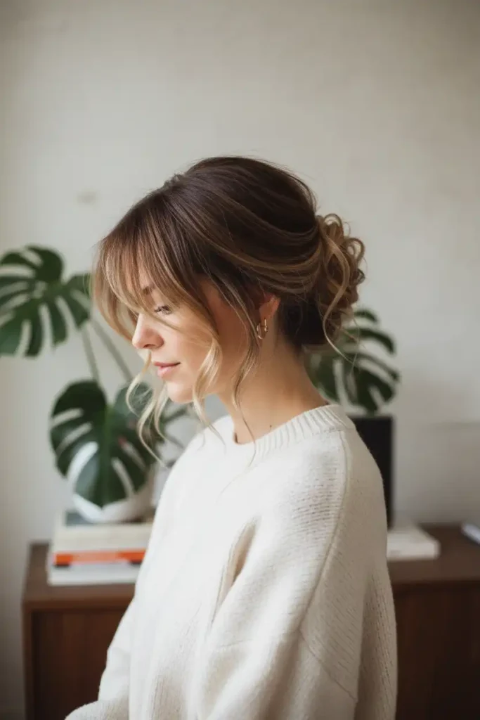 Shag Updo Hairstyles for Layers That Actually Want to Be Pinned Up