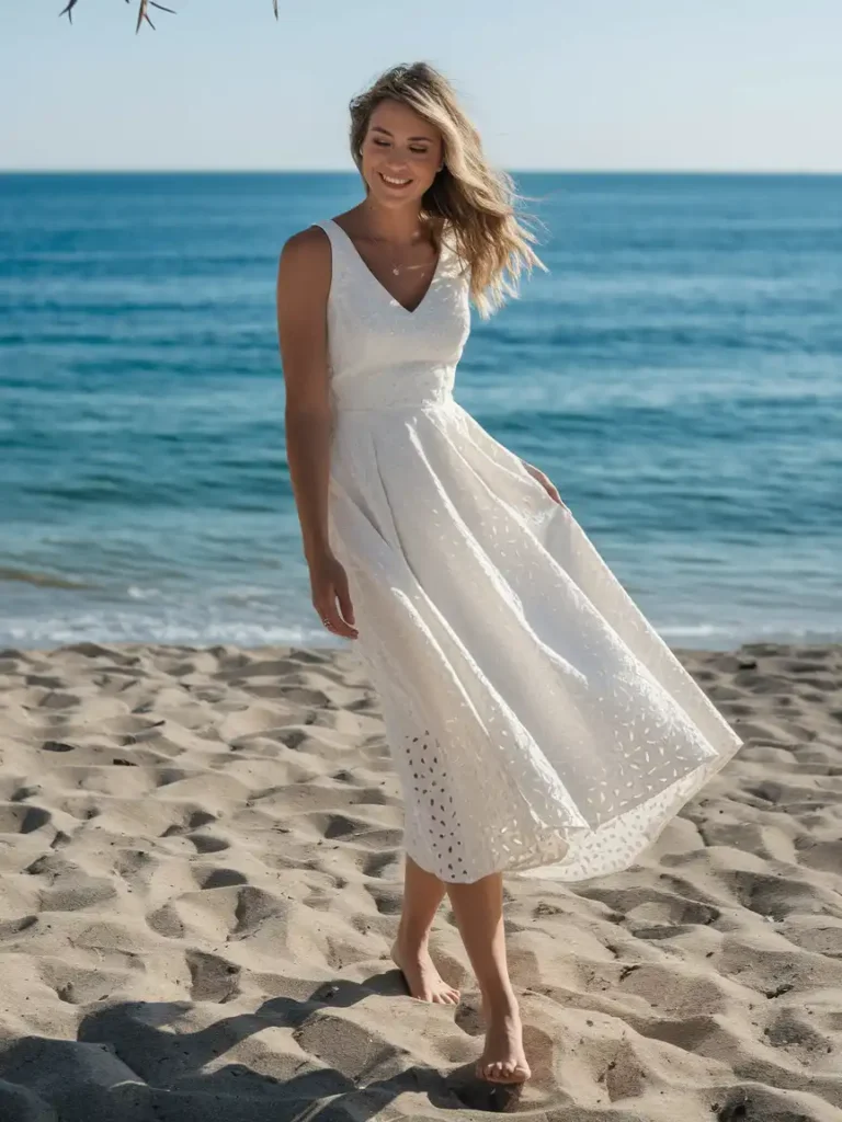 Short Beach Wedding Dress Ideas for Casual Ceremonies
