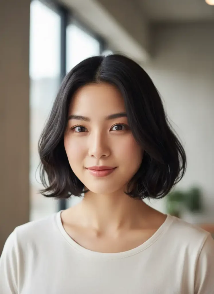 Short Hair Inspo: Chin-Length Lob for Thin Strands
