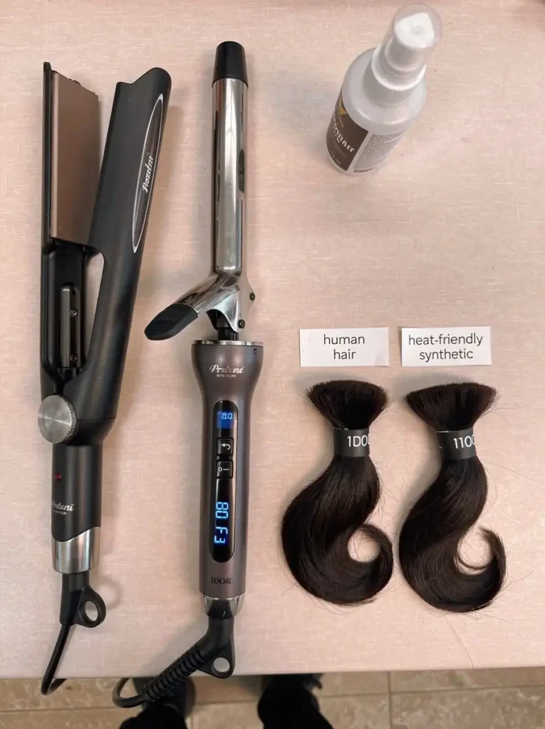 Styling Tools That Work Best With Synthetic and Human Hair Blends