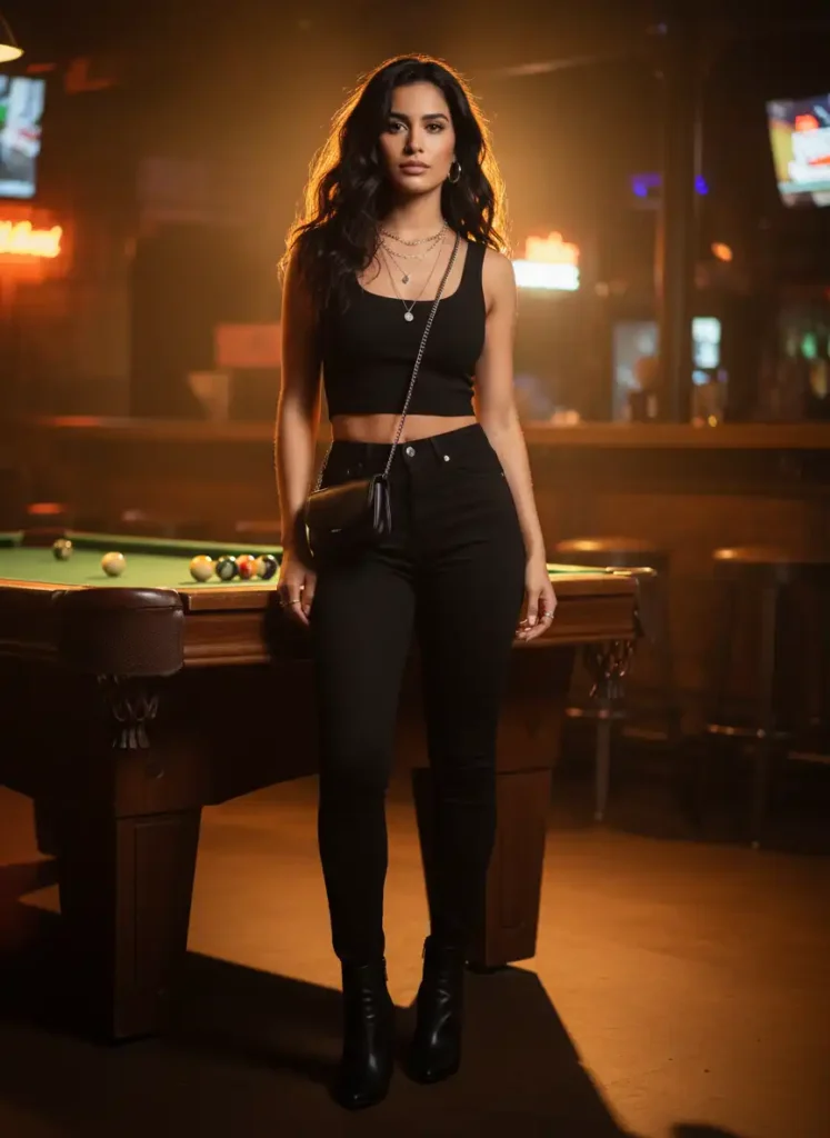 The All-Black Bar Outfit