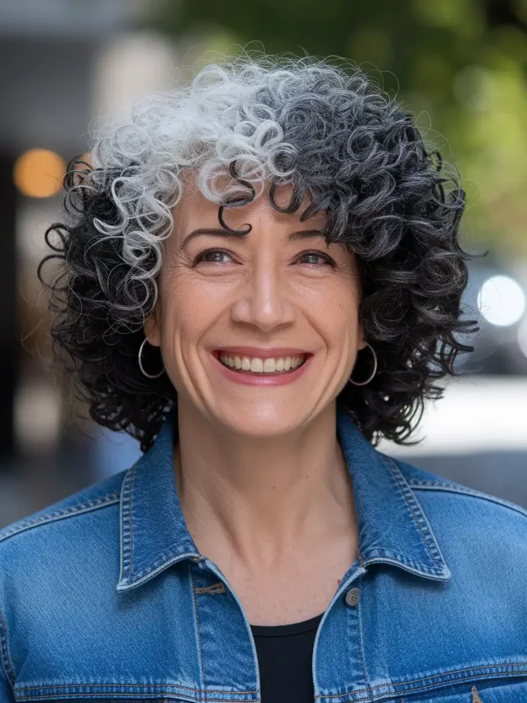 The Best Gray Hair Transition Styles for Curly and Wavy Hair