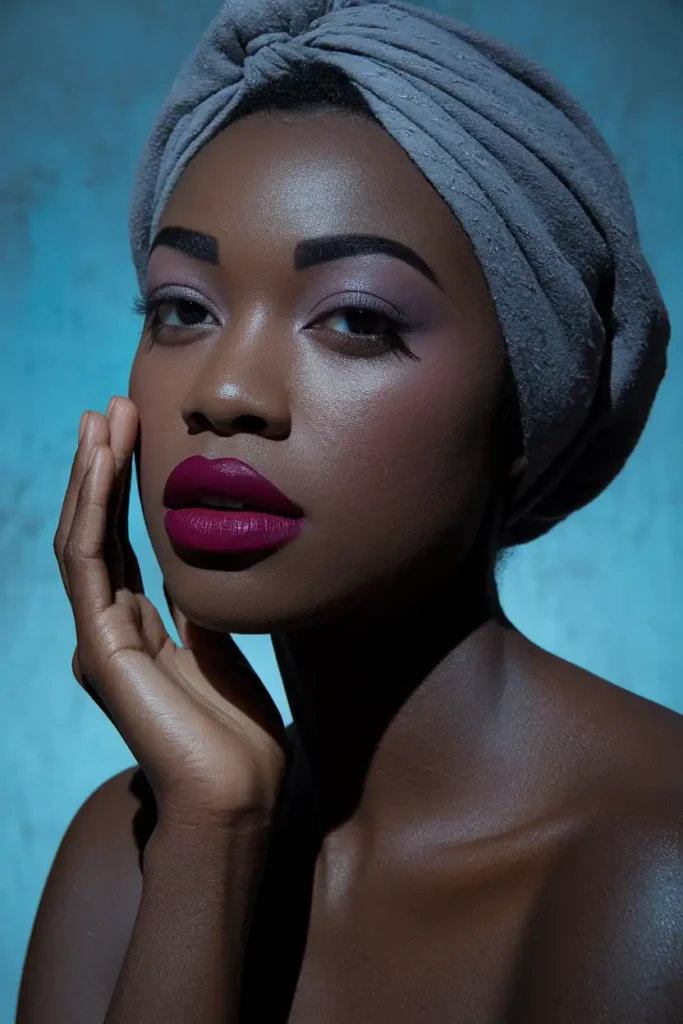 The Best Lip Combos for Dark Skin With Cool Undertones