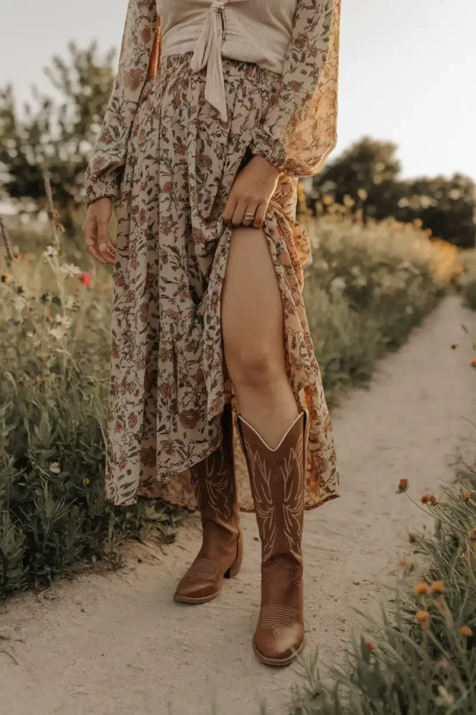 The Best Skirts to Wear With Cowgirl Boots