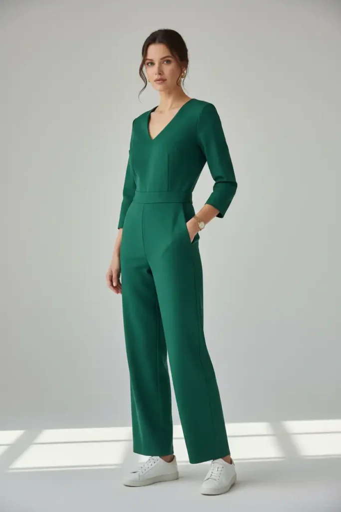 The Classic Green Jumpsuit: Why Timeless Cuts Always Win