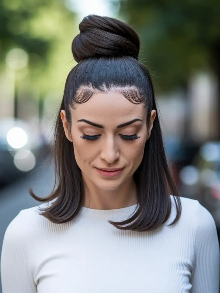 The Classic High Bun Hairstyle Everyone Keeps Coming Back To