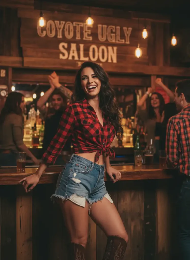 The Classic Tied Flannel and Daisy Dukes