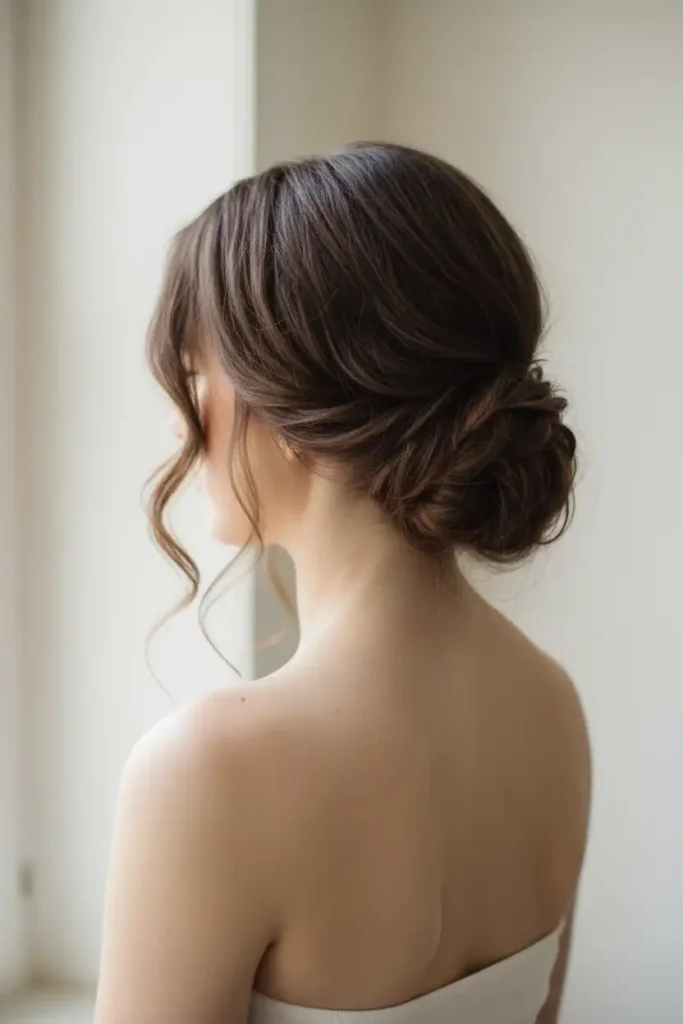 The Classic Twisted Low Bun That Works for Every Dress Code