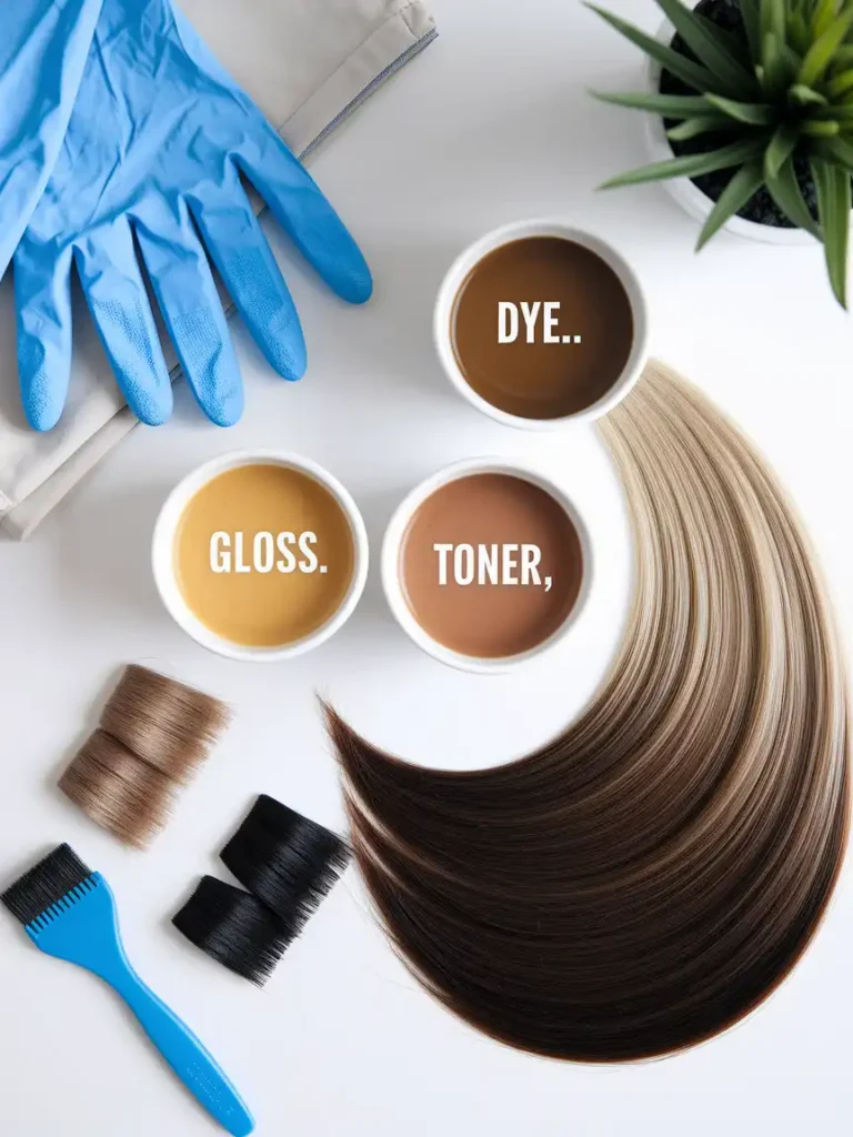 The Difference Between a Gloss, a Toner, and a Dye