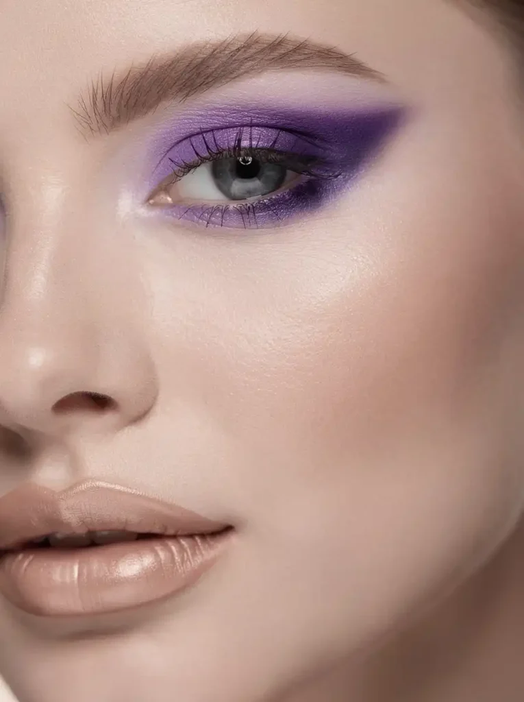 Tonal Purple Monochromatic Eye