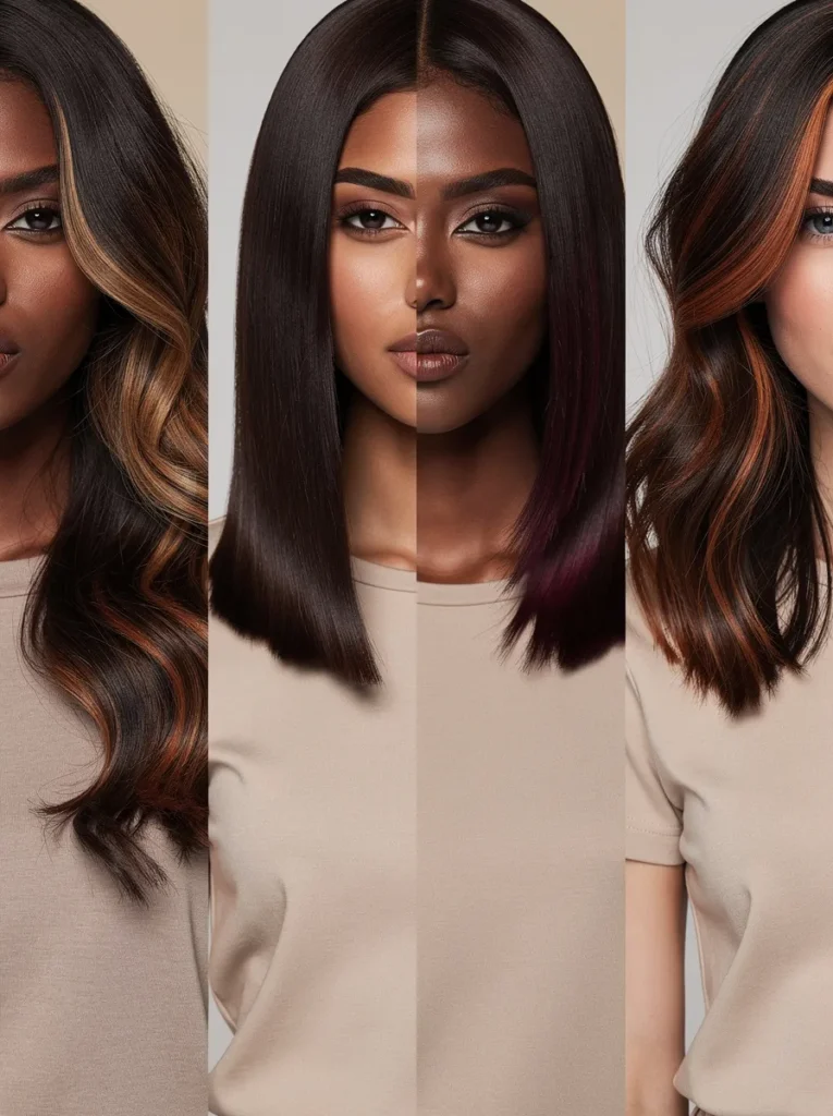 Trending Hair Colors for Dark Hair This Season