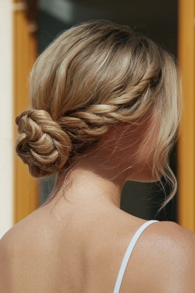 Updo Styles for Medium Hair in Hot and Humid Weather