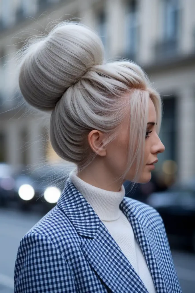 Voluminous High Bun for Fine or Thin Hair