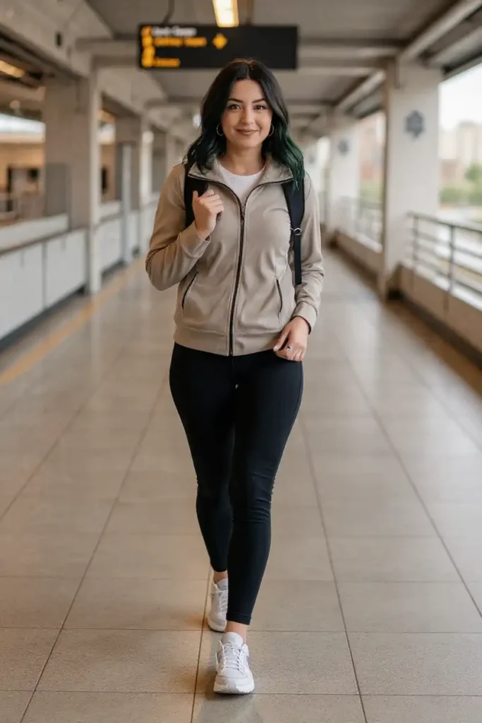 Walking Outfits for Women Stuck on Long Layovers