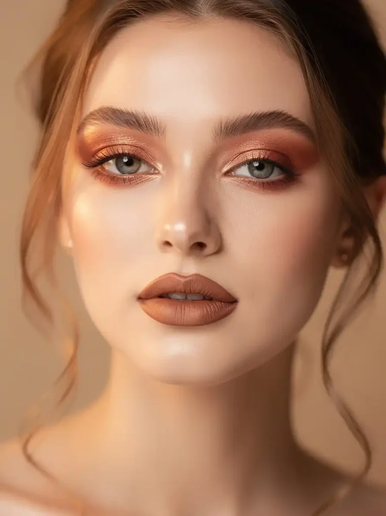 Warm Copper Eye for a Dinner Date