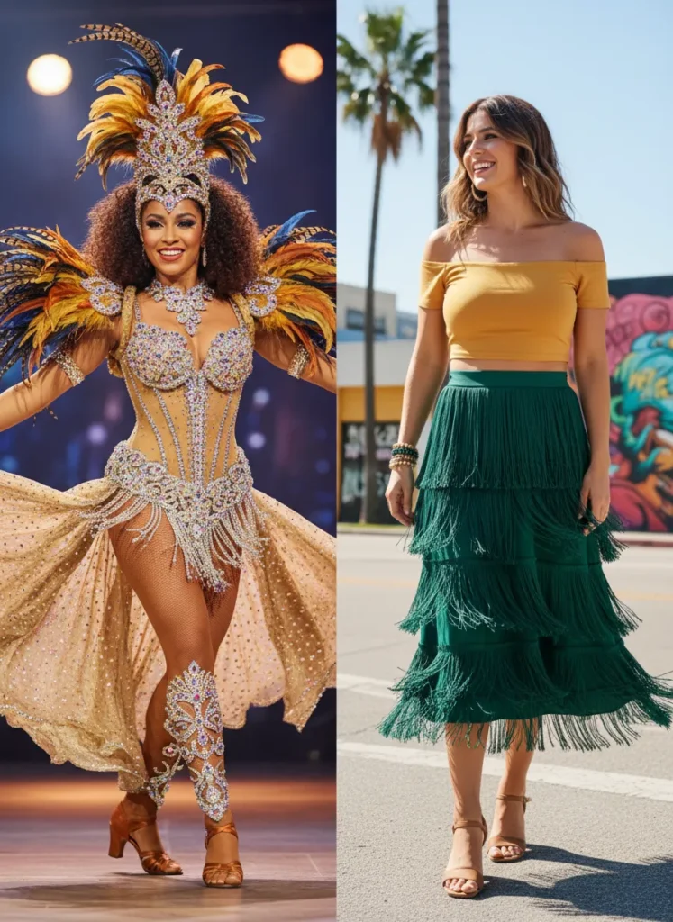 What Real Dancers Wear Versus What's Sold as "Samba Style