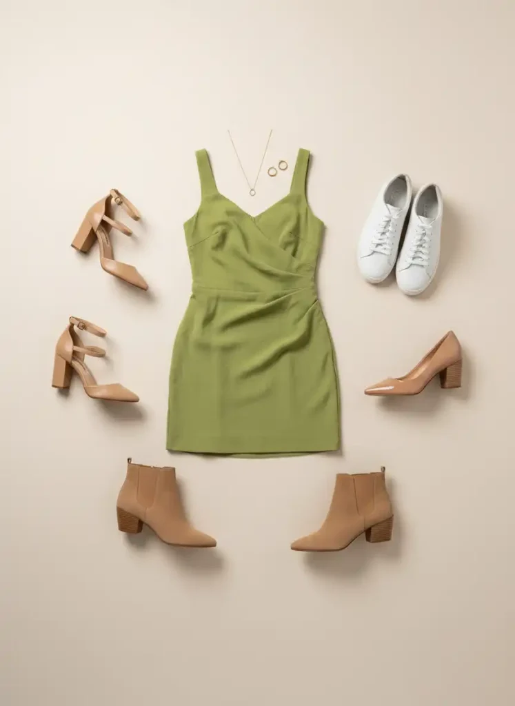 What Shoes Work Best With a Chartreuse Dress