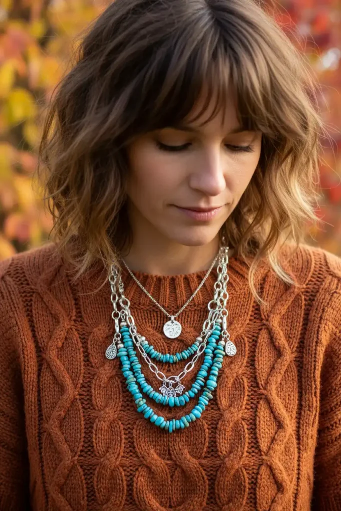 Why a Turquoise Necklace Belongs in Your Fall Wardrobe