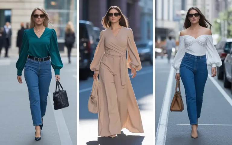 broad shoulder women outfits