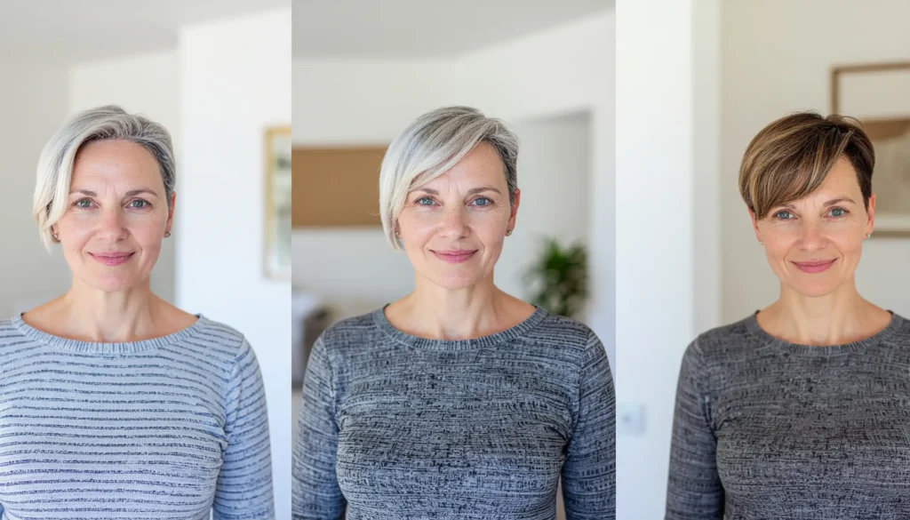 transition to gray hair