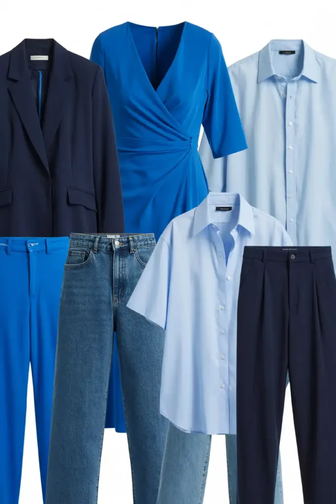 Building a Capsule Wardrobe Around Blue Outfit Ideas