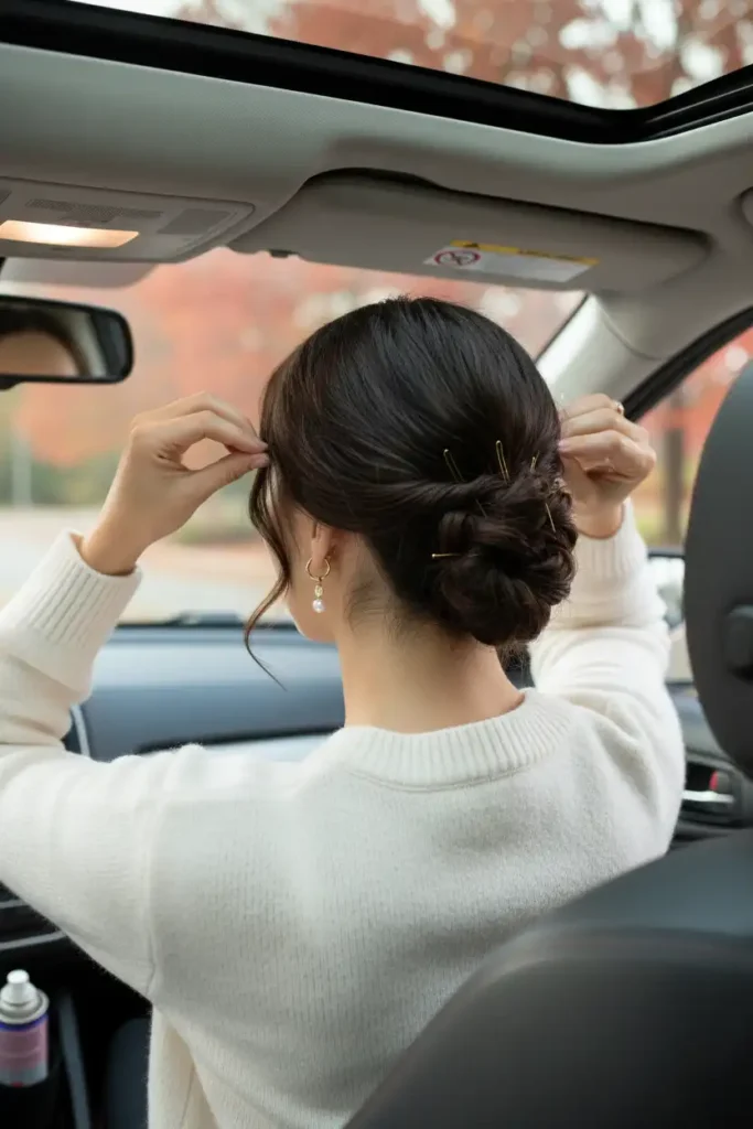 A Prom Twist Updo You Can Actually Recreate on a Tuesday