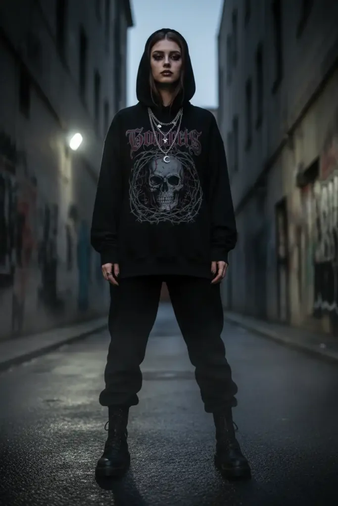 Adding a Goth Hoodie for Edge