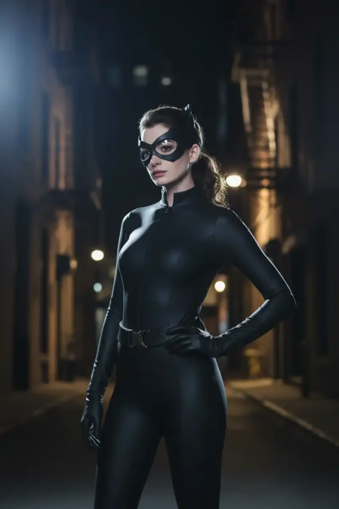 Anne Hathaway Catwoman Style for a Sleek, Modern Look