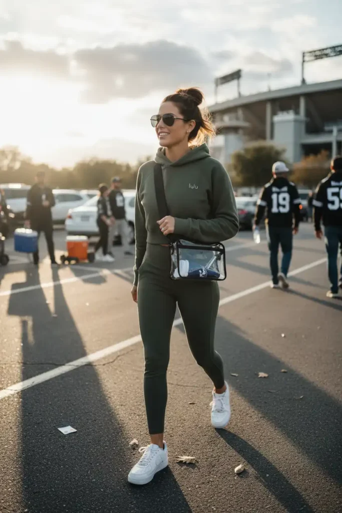 Athleisure Outfit Ideas That Work On and Off Game Day