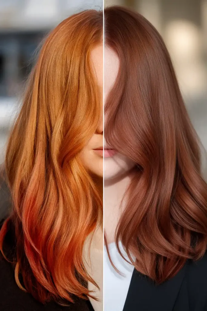Auburn Brown Blends That Look Natural