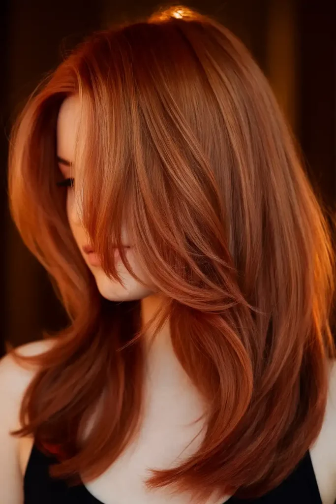 Auburn Hair and Layered Cuts