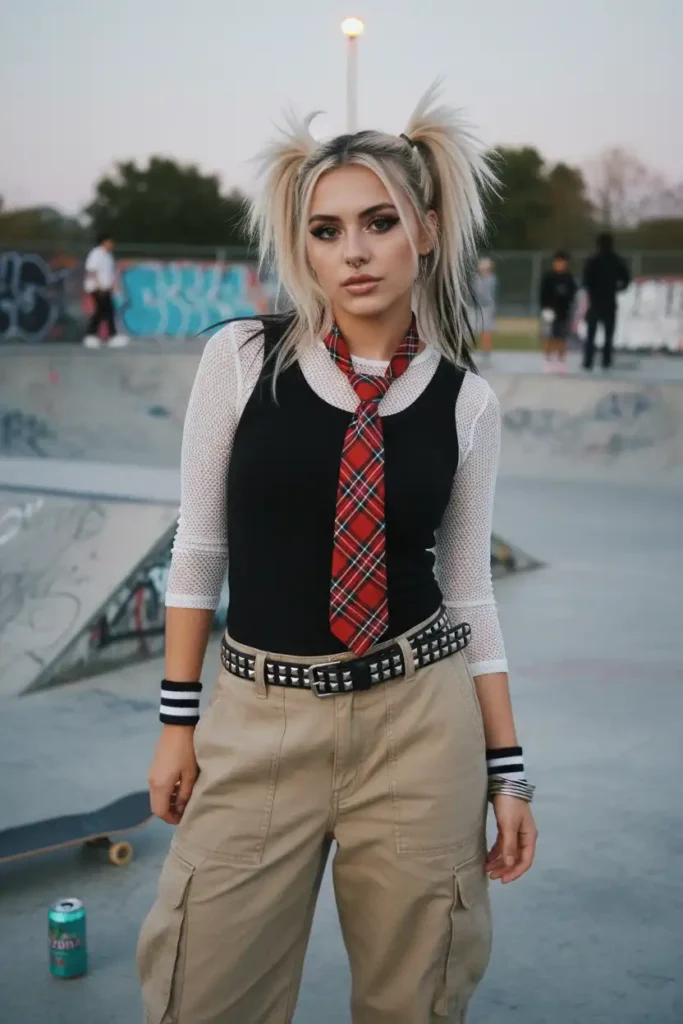 Avril Lavigne Style Punk Princess Costume