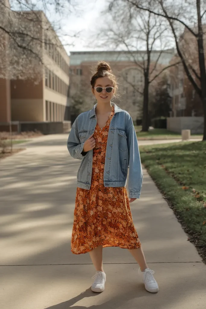 Back to school outfits get a 70s update