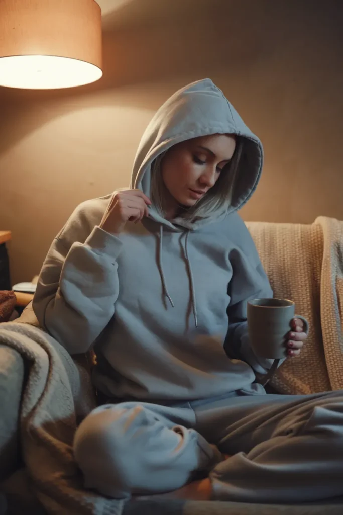 Basic Winter Loungewear Sweats For Lazy Days