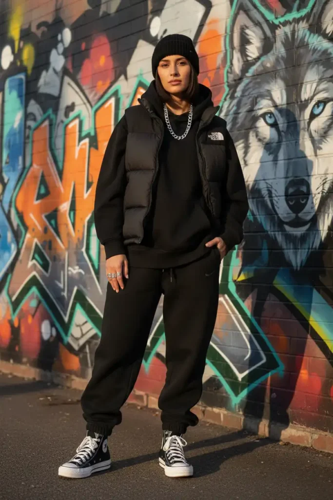 Black Streetwear Looks That Pull Together in Minutes